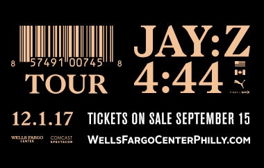 More Info for Rap Superstar JAY Z Adds Philadelphia Date to 4:44 Tour at Xfinity Mobile Arena on December 1