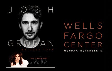 More Info for JOSH GROBAN To Perform Live With Special Guest IDINA MENZEL At Xfinity Mobile Arena On November 12