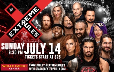 More Info for WWE Extreme Rules Coming to Philadelphia’s Xfinity Mobile Arena for the First Time Ever on July 14