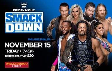 More Info for WWE Smackdown Bringing Superstar Lineup To Philadelphia On November 15 at Xfinity Mobile Arena