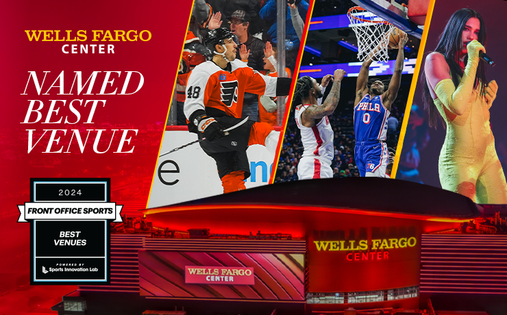 More Info for Xfinity Mobile Arena Recognized as One of “Best Venues 2024” by Front Office Sports