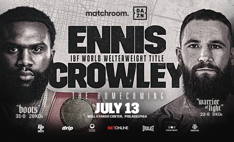 More Info for Philly’s Own Jaron ‘Boots’ Ennis To Defend World Champion Status Against Cody Crowley During Epic Battle At Xfinity Mobile Arena On July 13