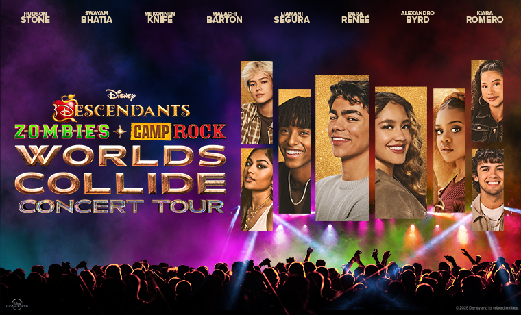  Disney Announces  The Next “Worlds Collide Concert Tour” Coming To Xfinity Mobile Arena On November 13