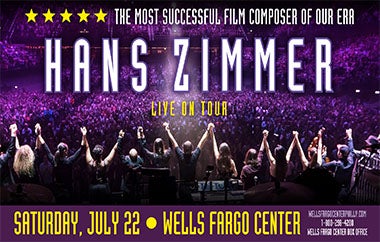 More Info for Academy Award-Winning Composer HANS ZIMMER set to Perform Live at Xfinity Mobile Arena on July 22