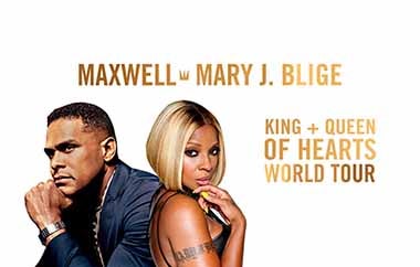 More Info for Maxwell and Mary J. Blige Bring 'The King and Queen of Hearts World Tour' to Xfinity Mobile Arena on November 9