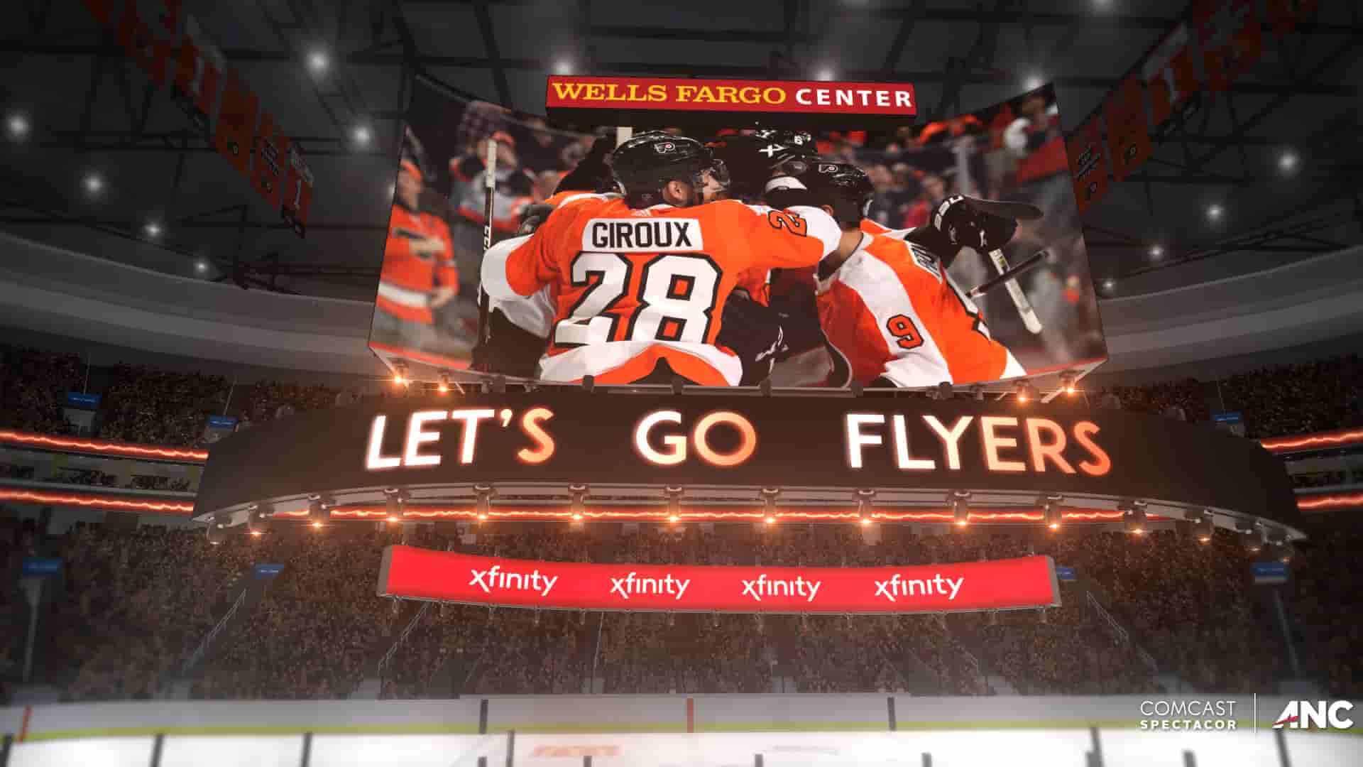 More Info for Xfinity Mobile Arena to Introduce the World’s First Kinetic 4K Center-Hung Scoreboard