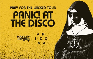 More Info for PANIC! AT THE DISCO Pray For The Wicked Arena Tour Friday, July 27 At Xfinity Mobile Arena