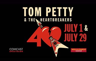 More Info for Due to Overwhelming Demand for Tickets Music Icons Tom Petty and The Heartbreakers Add Second 40th Anniversary Tour Stop at Xfinity Mobile Arena on July 29