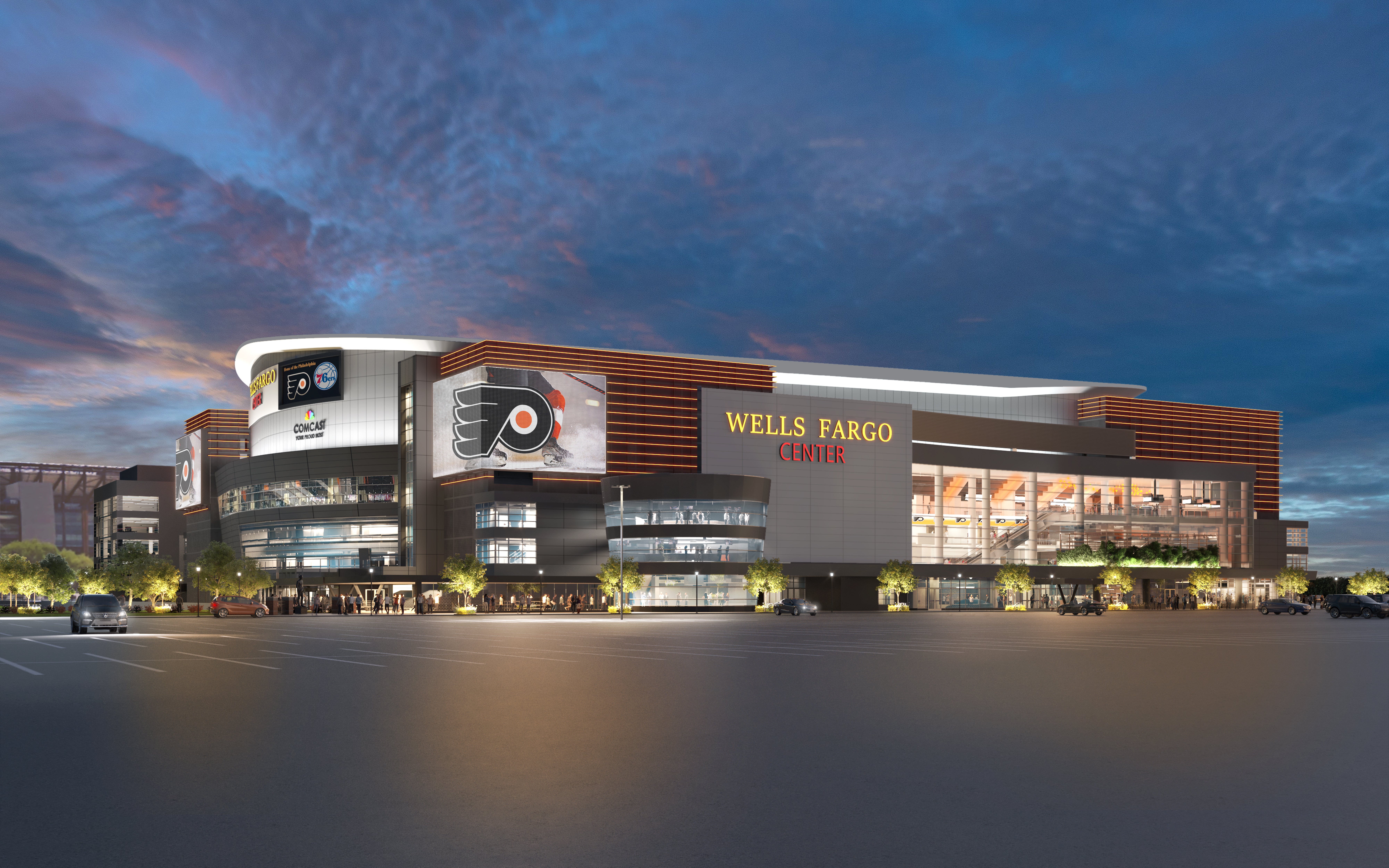 More Info for The New Xfinity Mobile Arena Releases New Building Renderings And Begins Construction On Exterior Upgrades