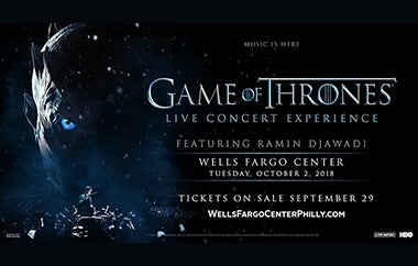 More Info for Critically Acclaimed GAME OF THRONES LIVE CONCERT EXPERIENCE Featuring Ramin Djawadi Brings the World of Westeros to Xfinity Mobile Arena on October 2, 2018